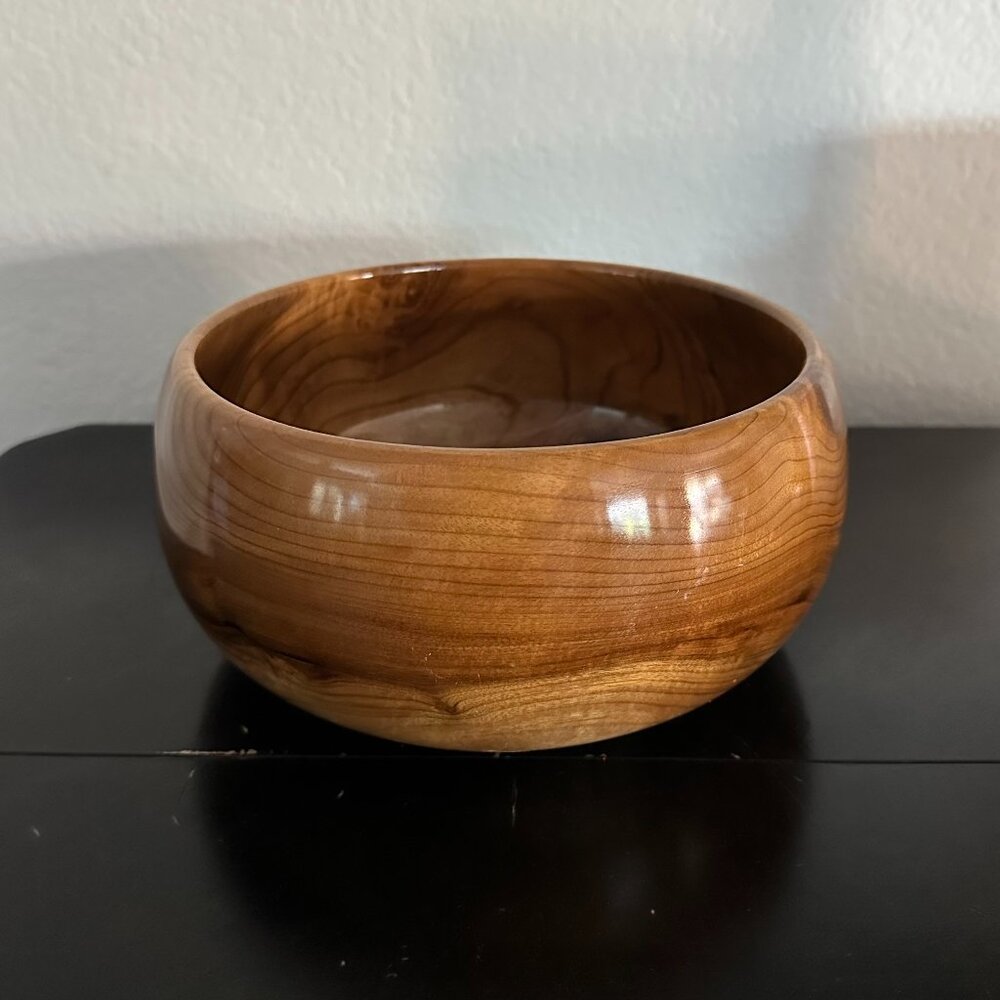 Lakeshore Myrtlewood Hand-Turned Wood Bowl Florence Oregon